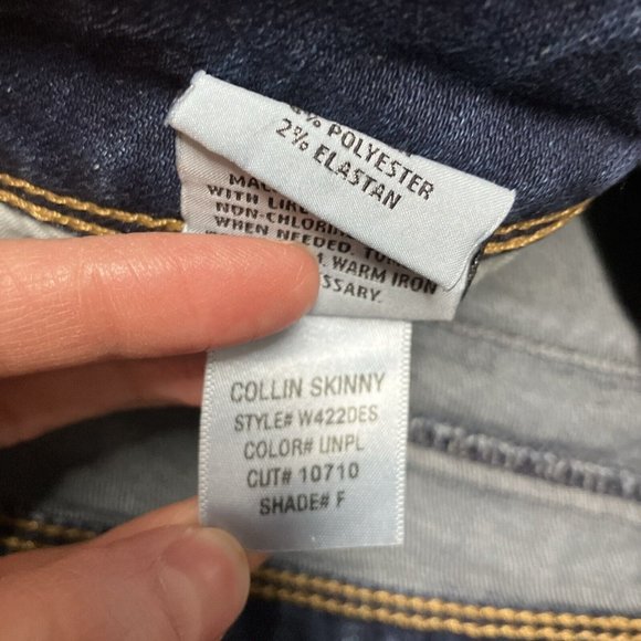 Hudson Collin Women’s Size 27 Blue Skinny Jeans - Picture 7 of 15